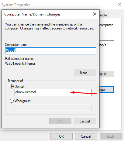 Domain login
