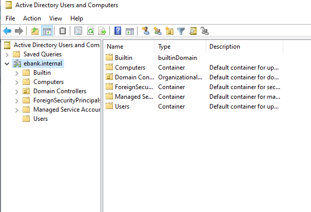 Domain configuration